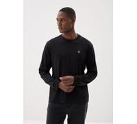 Vêtements Calvin Klein Jeans Ls Easy Monogram Tee pour Homme S Noir