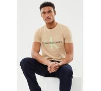 Vêtements Calvin Klein Jeans Seasonal Monologo Tee pour Homme XXL Beige