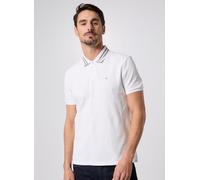 Calvin Klein Jeans Lv04rc276g Short Sleeve Polo Blanc S Homme