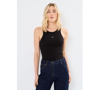 Vêtements Calvin Klein Jeans Woven Label Rib Tank J20J224762 pour Accessoires S Noir