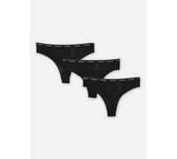 Tanga Calvin Klein Print noir pur (3 unités) - XS