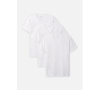 Calvin Klein Lv00nb4186 Short Sleeve V Neck Base Layer 3 Units Blanc 2XL Homme