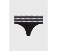 Calvin Klein – Strings femme – Modern Logo – Lot de 3 – Noir – Taille XL