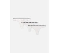 Calvin Klein Strings Femme Lot de 3 Modern Logo Tangas, Blanc (White/White/White), XS