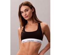 Calvin Klein Brassière Femme Unlined avec Ceinture Emblématique, Noir (Black), XS