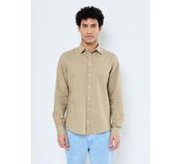Vêtements Casual Friday CFANTON 0053 BD LS linen mix shirt pour Homme S Vert