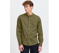 Vêtements Casual Friday CFANTON 0053 CC LS linen mix shirt pour Accessoires M Vert