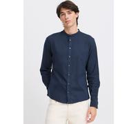 Vêtements Casual Friday CFANTON 0053 CC LS linen mix shirt pour Accessoires S Bleu