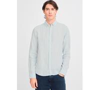 Vêtements Casual Friday CFDALLAS LS BD striped 100% linen shirt pour Accessoires XXL Bleu