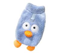 Vêtements chauds de costume de teckel, pyjama pour chien pour temps froid - Manteau thermique en peluche pour chiot - Gilet en extensible pour chien, conçu avec un trou pour corde pour la marche et l'