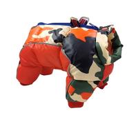 Vêtements Chauds d'hiver pour Chiens De Compagnie par Temps Froid Salopette Épaisse Combinaison Coupe-Vent avec Crochet Traction Vestes Camouflage Winter Warm Dog Clothes
