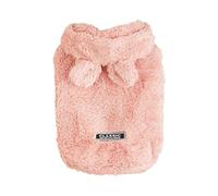 Vêtements chauds pour chien - Sweat à capuche en avec oreilles d'ours pour l'automne et l'hiver, joli pull chaud pour chiot, tenue douce et chaude pour l'automne, l'hiver et par temps froid
