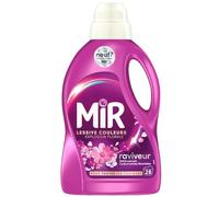 Vêtements colorés ravivés et protégés plus longtemps - MIR Lessive Liquide Couleurs Explosion Florale, Flacon de 1,4 kg (x28 lavages) - Lot de 3