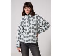 Columbia - Polaire Sherpa Courte Semi-boutonnée avec Imprimé Helvetia™ II - Vert - Taille S - Femme
