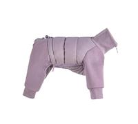 Vêtements Combinaison d'hiver for lévrier Italien, Veste Chaude avec Fermeture éclair latérale et Ouverture for Laisse, col roulé, vêtements for Whippet à Quatre Pattes Chien(Lila,2XL)