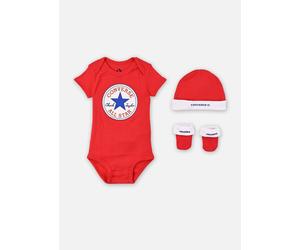 Vêtements Converse Apparel Chn Classic Ctp Set 3Pc pour Enfant 0M - 6M Rouge