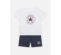 Vêtements Converse Apparel Cnvb Core Ss Tee & Ft Set pour Enfant 18M Bleu