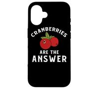 Vêtements Cranberry - Funny Cranberries Lover Design Coque pour iPhone 16