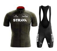 Vêtements Cyclisme Pro Homme Tenue Cycliste Manche Courte, Été Jerseys VTT et Cuissard à Bretelle avec 9D Gel Rembourré Respirant, Séchage Rapide,Maillot de Cyclisme Pro Homme (ON3,L)