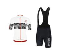 Vêtements Cyclisme Pro Homme Tenue Cycliste Manche Courte, Été VTT Maillot de Cyclisme À Manches Courtes et Cuissard À Bretelle Vélo Route (Color : TYP-4, Size : Large)