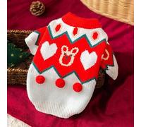 Vêtements d'automne pour petit chien - Ours en peluche - Schnauzer - Poméranie - Petit chien - Hiver - Noël - Tricot