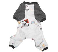 Vêtements de Bouledogue Français, Mignon Chiot Doux Pjs à Sauts en Combinaison Pyjamas Polyester Spatial modéré Dogie Chat Yoummies Tenue pour Chien Pyjamas pour Petits Chiens Vêtements pour Petit (L)