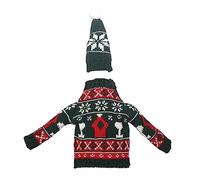 Vêtements de bouteille à vin de dessin animé - Couvercle de vin en tricot de Noël, couverture de couverture de couverture de la cuisine de la cuisine de la cuisine pour vacances | Chaîle à manches