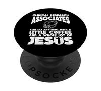 Vêtements de café Associé de Recherche Clinique | Cafés Design PopSockets PopGrip Adhésif