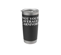 Vêtements de carnivore - Design amusant de grands carnivores Gobelet isotherme en acier inoxydable double paroi