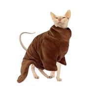 Vêtements De Chat sans Poils - Pull De Sphinx De Corail Chaud, Vêtements De Velours De Devon Épaissis Confortables, Beaux pour Chats d'hiver Automne | Tenue De Chat Doux Confortable pour Sph