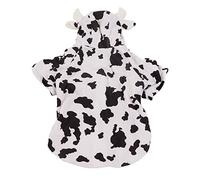 Vêtements de Chien Motif de Vache Blanc Noir décolleté lâche Confortable Portant des vêtements Chauds pour Chiens pour Les Grandes Races Moyennes (4XL)