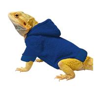 Vêtements de dragon barbu - Tenues de reptiles de 9 pouces | Harnais de dragon barbu - Vêtements en polaire pour animaux de compagnie - Manteau doux fait à la main pour caméléons, geckos, iguanes, dra