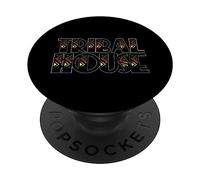 Vêtements de Festival de Musique de Maison - Tribal House Music PopSockets PopGrip Adhésif