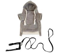 Vêtements de furet: robes de hamster chaudes, douces et confortables, design amusant en sweat-shirt, costume à capuche pour animaux de compagnie | Costume de vêtements pour petits âmes