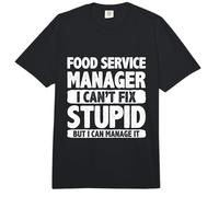 Vêtements de gestionnaire de Services Alimentaires | Superbe Design de gestionnaires Comfort Colors Adult Heavyweight T-Shirt