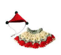 Vêtements de hamster pour animaux | Robe en tricot et pull avec chapeau pour petits animaux | Costume animal avec capuche - Pour furet, chinchilla, hérisson, cochon d'Inde, hamster, gerbille