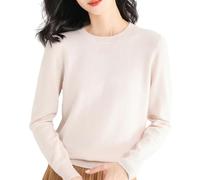 Vêtements de mode pour femmes, pull semi-col roulé à manches longues, pull de couleur unie avec une chemise de base, automne et hiver, pull ample chaud à capuche y2k, Beige-A, M