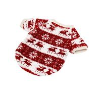 Vêtements de Noël pour animaux de compagnie - Gilet de Noël pour chien | Vêtements chauds pour l'automne et l'hiver | Flocon de neige faon mignon gilet épais doux en pour petits chiens, chiots