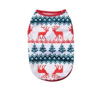 Vêtements de Noël pour chats et chiens - Imprimé élan mignon - Gilet pour chiot - Bouledogue français - Chihuahua