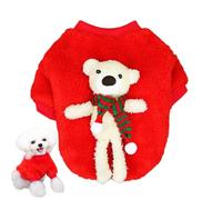 Vêtements De Noël pour Chien,Pull Chaud Et Mignon d'ours,Tenue Festive pour Chien | pour Chiot Et Toutes Tailles S/M/L Fêtes Hiver Froid Anniversaire