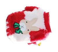 Vêtements de Nouvel an pour Petit Chien Costume Mignon de Chiot de L'année du Lapin pour Chien en Peluche Caniche de Poméranie Matériau : Polyester Idéal pour Les Séances Photo