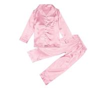 Vêtements de Nuit Enfant Ado Ensemble Deux pièces Tee Shirt Manche et Short en Coton Manches Courtes Imprimé Ensembles Pyjamas imprimés Mignons Léger Pyjama Fille