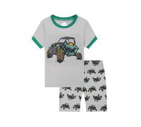 Vêtements de Nuit Enfant Ado Ensemble Pyjamas Vêtement Bébé Garçon Eté d'été Manches Courtes Pyjama en Coton Biologique Doux 2 Pièces pour Enfants 7 12 Ans