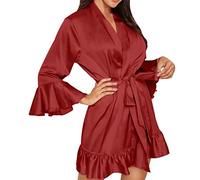 Vêtements de nuit pour femme - Pyjama - Sous-vêtements sexy - Lingerie sexy pour femme, rouge, M
