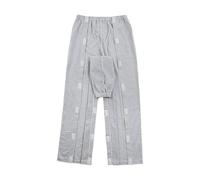Vêtements de patient alités (pantalons) pour hommes, vêtements de patient avec fermeture éclair, adaptés pour les soins postopératoires, la paralysie des fractures, les soins alités, les vêtements