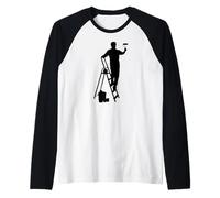 Vêtements de Peintre Amusants pour Peintres ouvriers de Peinture Manche Raglan