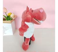 Vêtements de poupée 43 cm filles hippopotame jouet pour enfants marionnette interactive pour raconter des histoires pour les spectacles préscolaires Bouche mobile pour les jeux parent-enfant. Lit (B