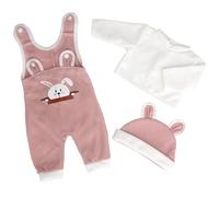 Vêtements de poupée de 18 Pouces Adorables vêtements poupée pour bébé Lapin avec Pantalon t-Shirt et Chapeau Ensemble Cadeaux Bricolage imaginatif pour la journée des Enfants, Noël et Les