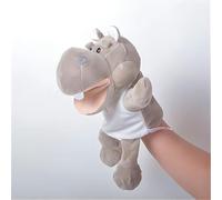 Vêtements de poupée de 43 cm pour filles hippopotame - Jouet pour enfants - Marionnette interactive pour raconter des histoires pour les spectacles préscolaires - Bouche mobile pour les jeux