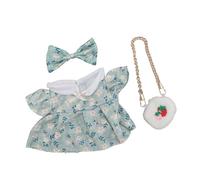 Vêtements de Poupée en Peluche de 20 Cm, Ensemble de Robe en Coton Robuste, pour Poupées en Peluche de 7,8 Pouces, Jouet de Garde, Décoration Intérieure, d'anniversaire, (2)